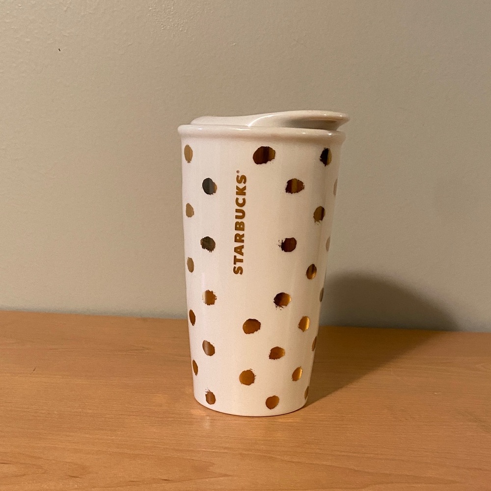 Starbucks 2014 Ceramic Tumbler with Lid